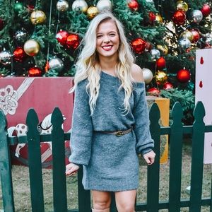 Dark blue/grey sweater dress. NWT!!!